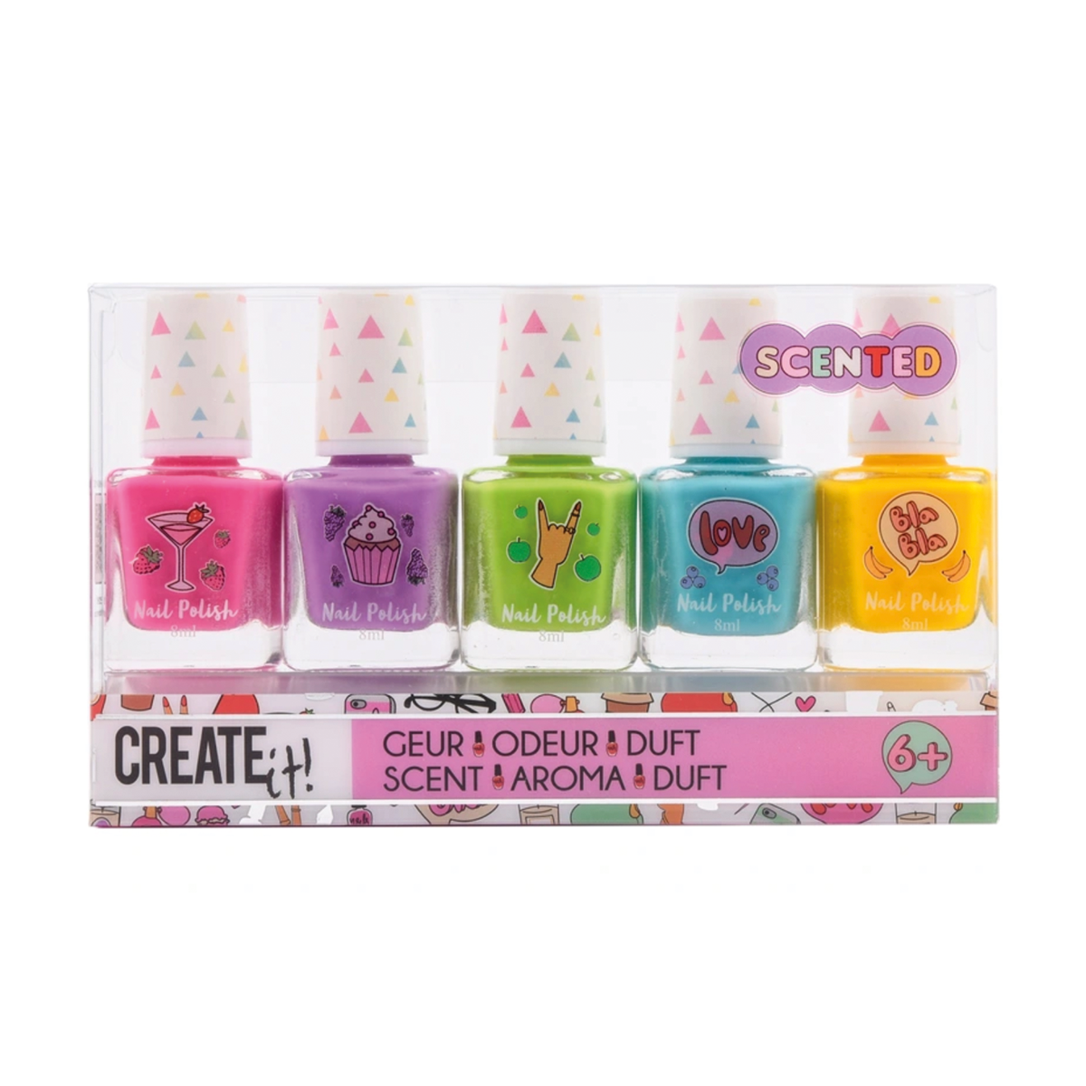 Set de Esmaltes de Uñas Perfumados Create It! – MonkiToys Online