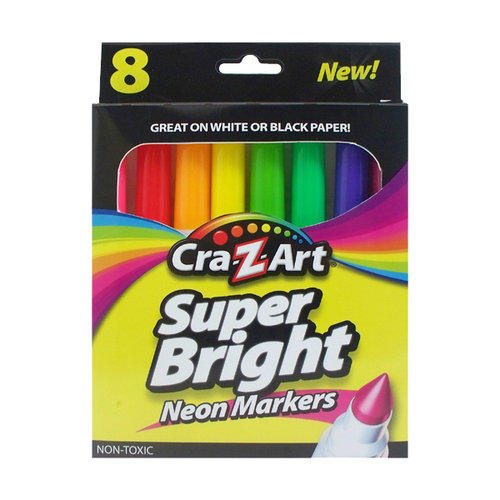 Marcadores Cra Z Art Set 8 Colores Neón