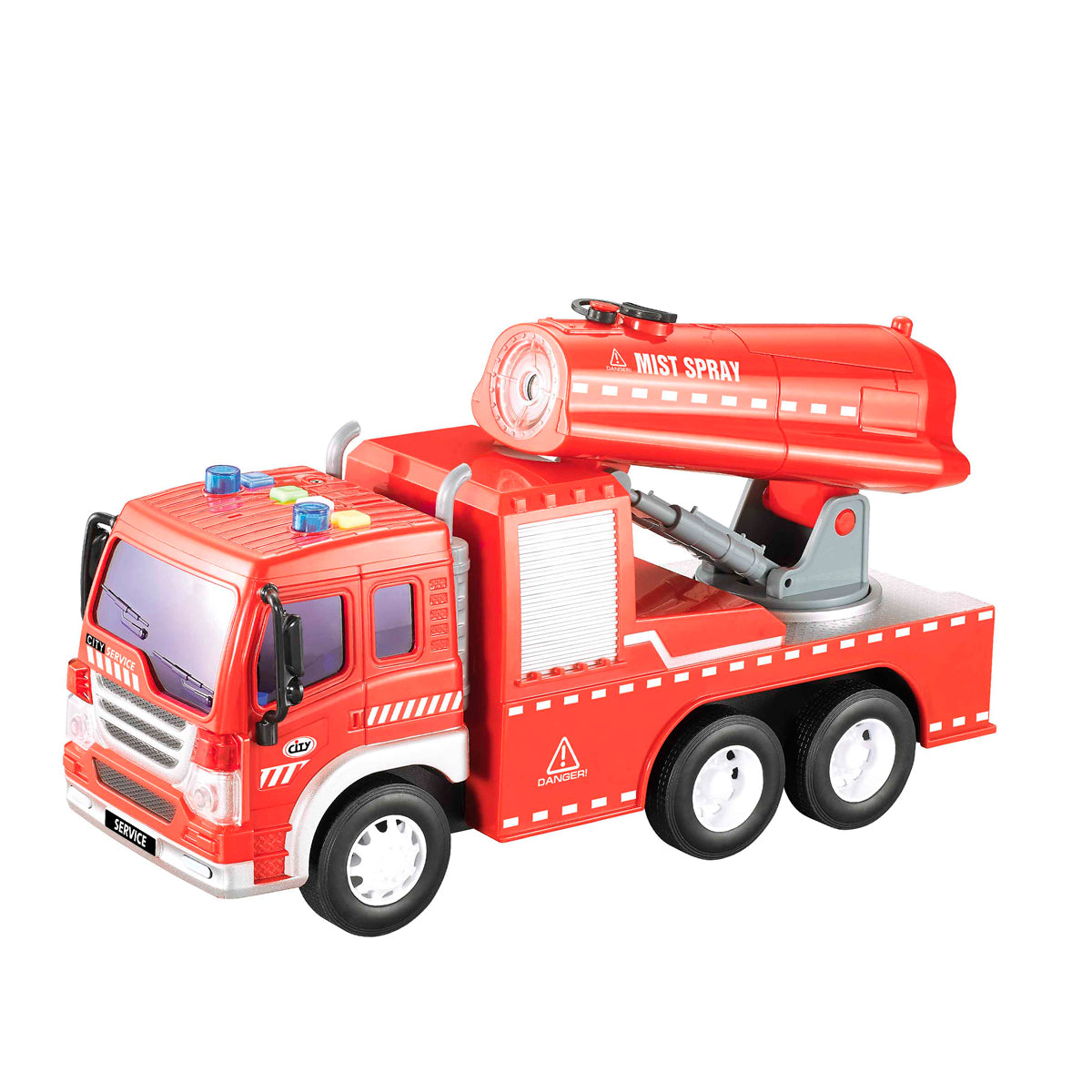 Camión de Bomberos a Fricción con Rociador de Agua – MonkiToys Online