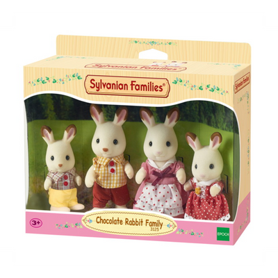 Familia Conejos Chocolate Sylvanian Families