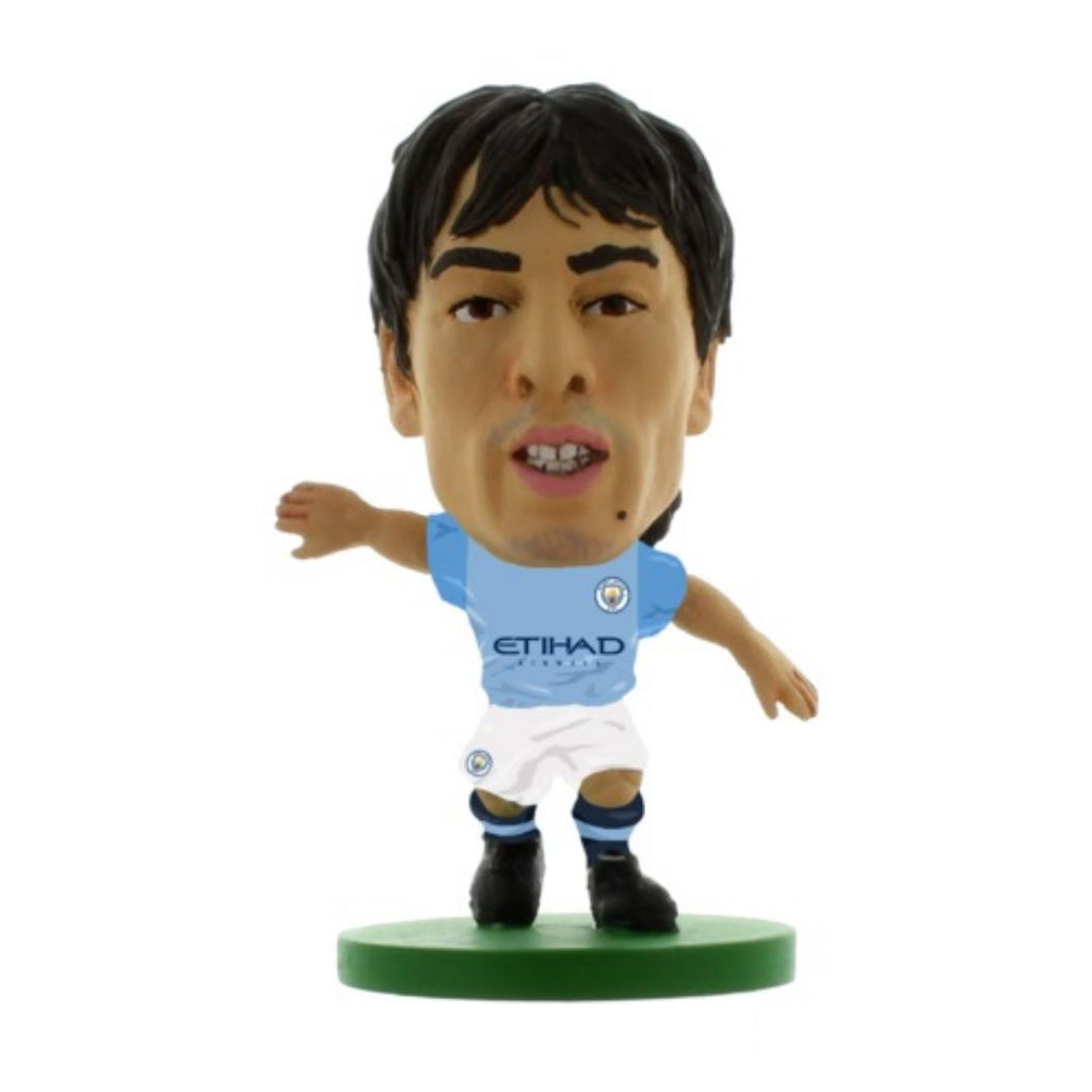 Figura futbolista coleccionable David Silva - Manchester City SoccerStarz