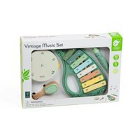 Set Musical Vintage de Madera