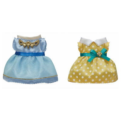 Conjunto de Vestidos Celeste y Amarillo Sylvanian Families