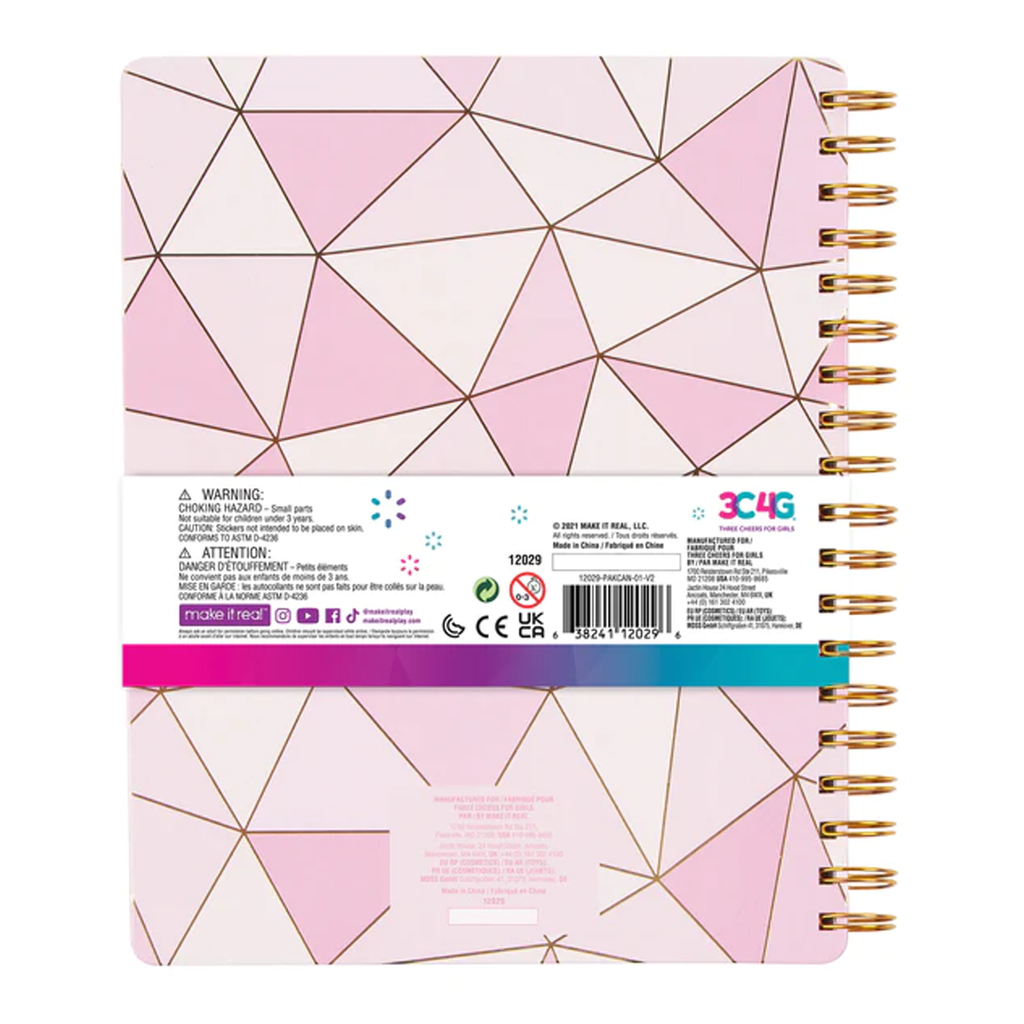 Cuaderno Pink & Gold Make It Real