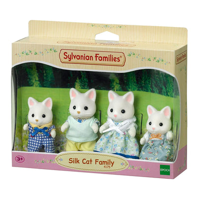 Familia Gatos de Seda Sylvanian Families