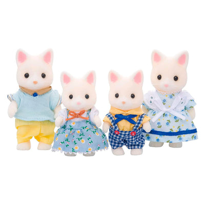 Familia Gatos de Seda Sylvanian Families