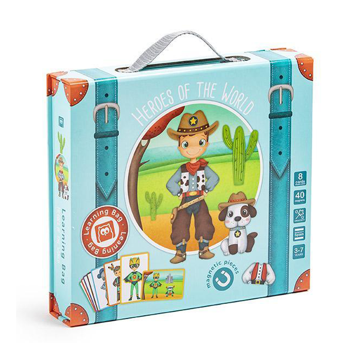 Maletin Magnetico Heroes Del Mundo Eureka MonkiToys Online