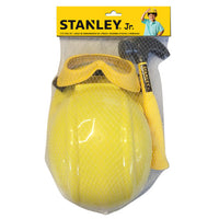 Set de Casco, Lentes y Martillo 3pcs Stanley Jr.