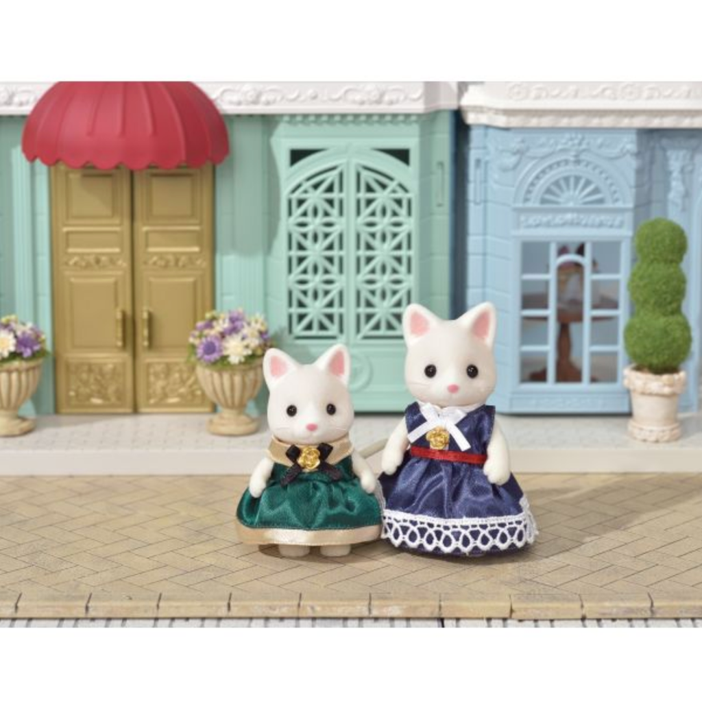 Vestidos Azul y Verde Sylvanian Families Town