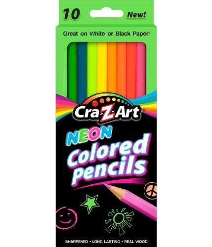 Lápices de Colores Neón Cra Z Art Set 10