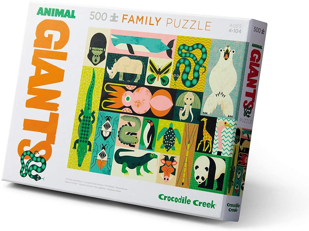 Puzzle Animales Gigantes Crocodile Creek 500 Piezas