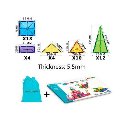 Bloques Magnéticos para Construir 48 Piezas