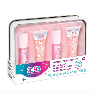 Brillos Labiales Mariposa Make it Real Caja Metálica