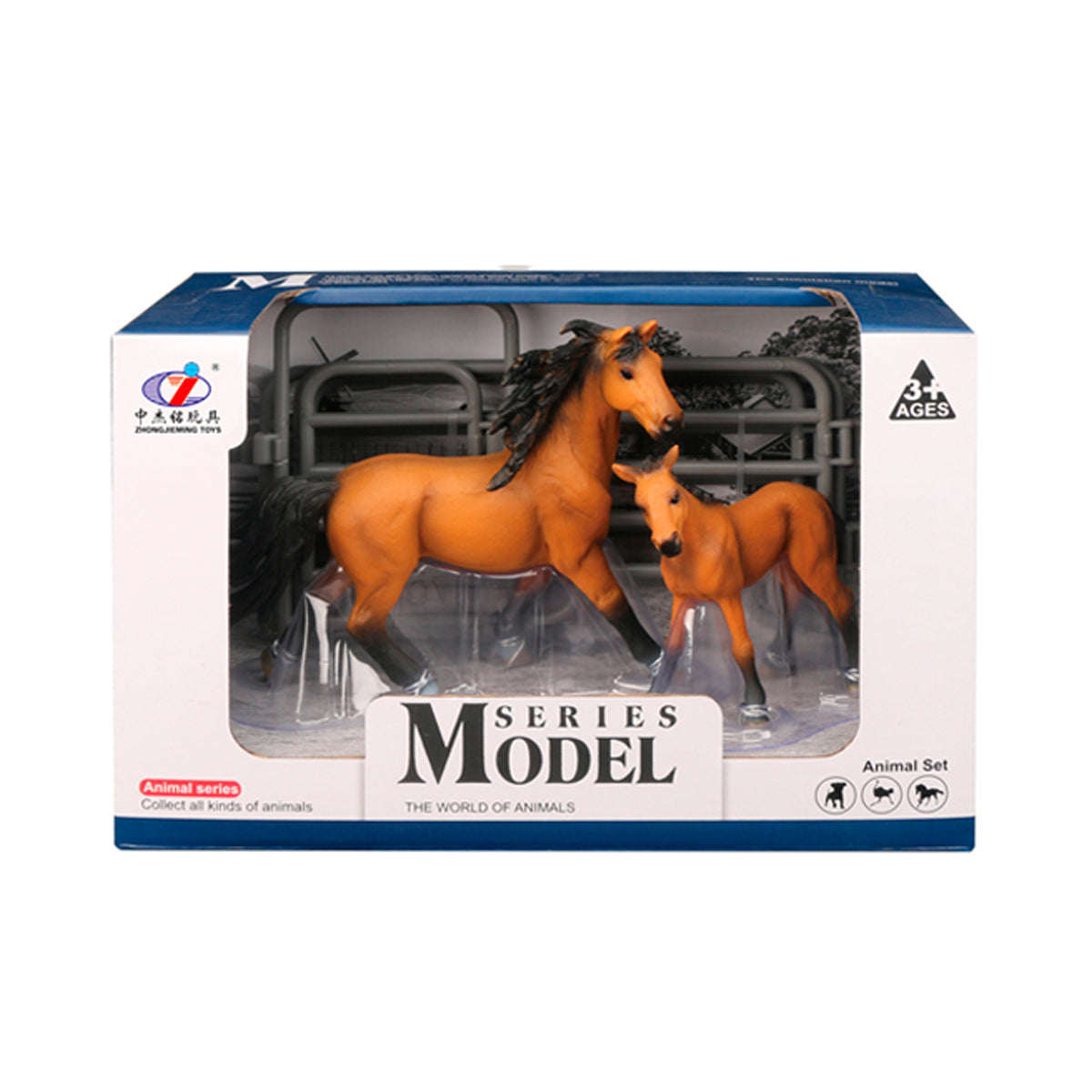 Caballo con Cría Set 2 Figuras – MonkiToys Online