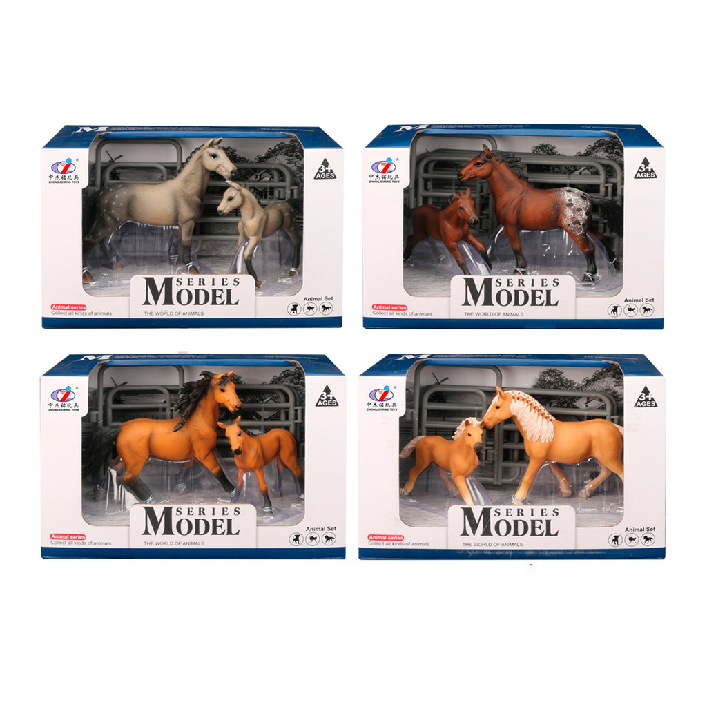 Caballo con Cría Set 2 Figuras