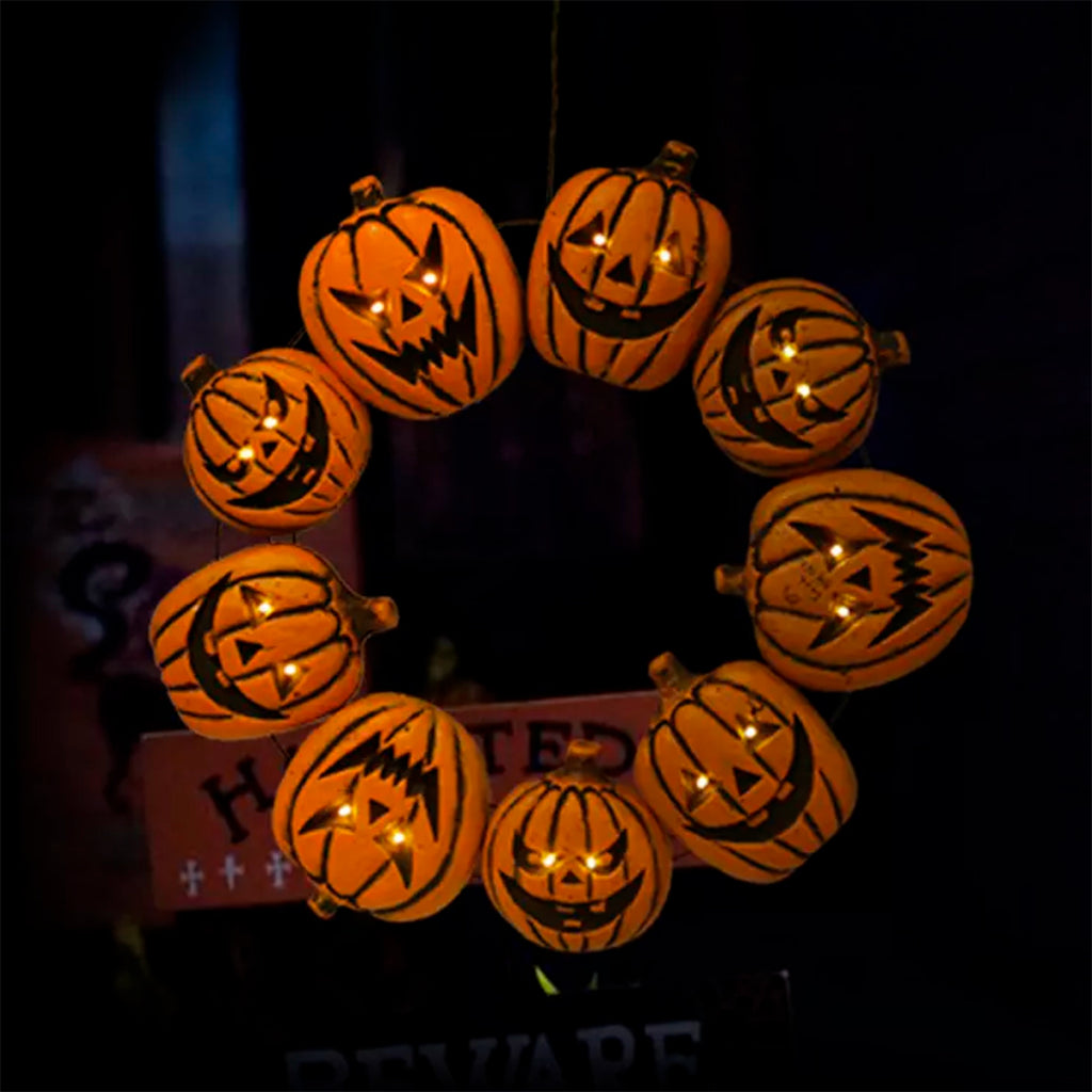 Calabazas Decorativas con Luces Led Frank and Mortis