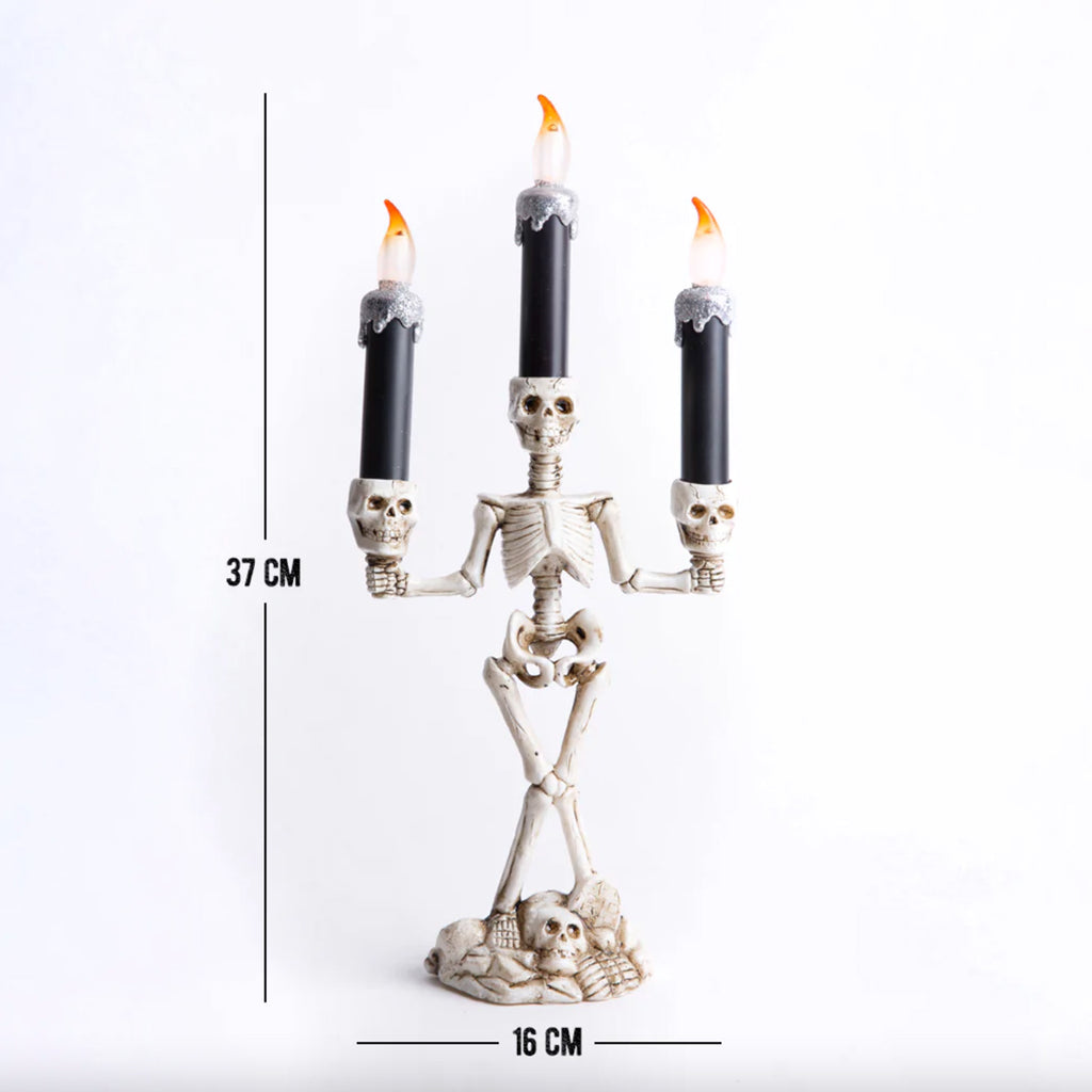 Candelabro Esqueleto con Luces Frank & Mortis