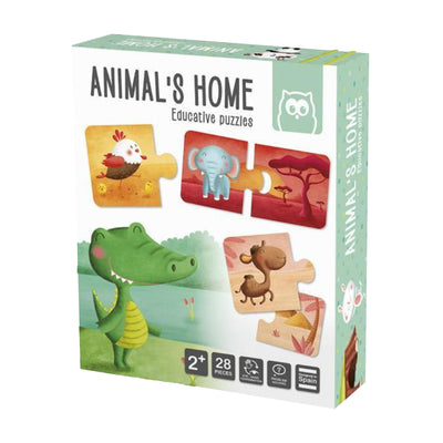 Casita de Animales Eurekakids Puzzle Educativo