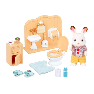 Conejo con Set de Baño Sylvanian Families