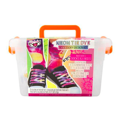 Crea tus Calcetines y Cordones Tie Dye Fashion Angels Neón