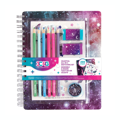 Cuaderno de Dibujo Make It Real Celestial Set Todo en Uno