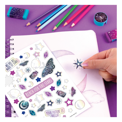 Cuaderno de Dibujo Make It Real Celestial Set Todo en Uno