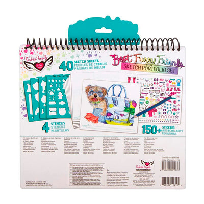 Cuaderno para Colorear Fashion Angels Pet lover