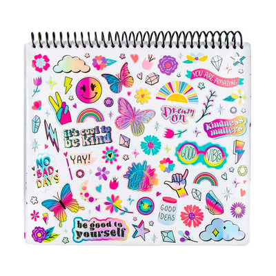 cuaderno para pintar con stickers