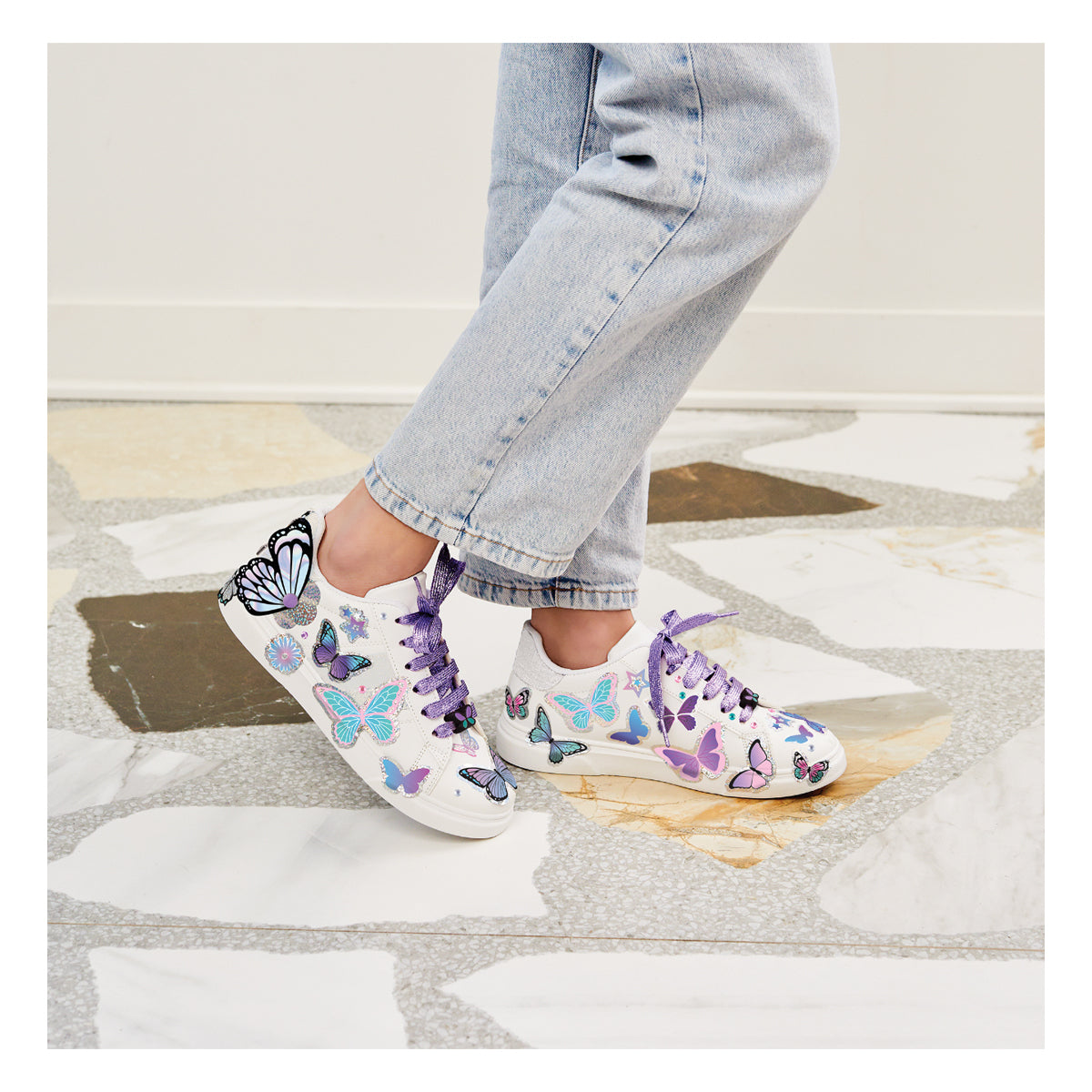 Decora tus Zapatillas Set Mariposa – MonkiToys Online