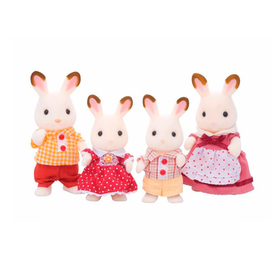 Familia Conejos Chocolate Sylvanian Families