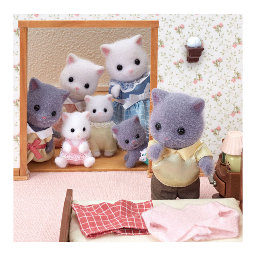 Familia Gato Persa Sylvanian Families