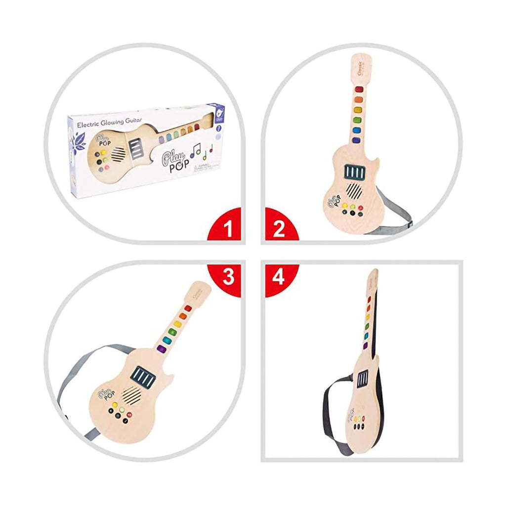 Guitarra de Madera con Sonidos Classic World