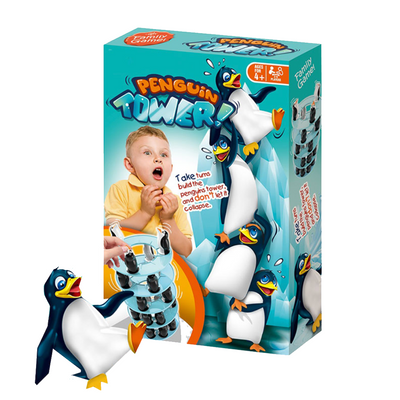Juego Torre de Equilibrio Pingüinos