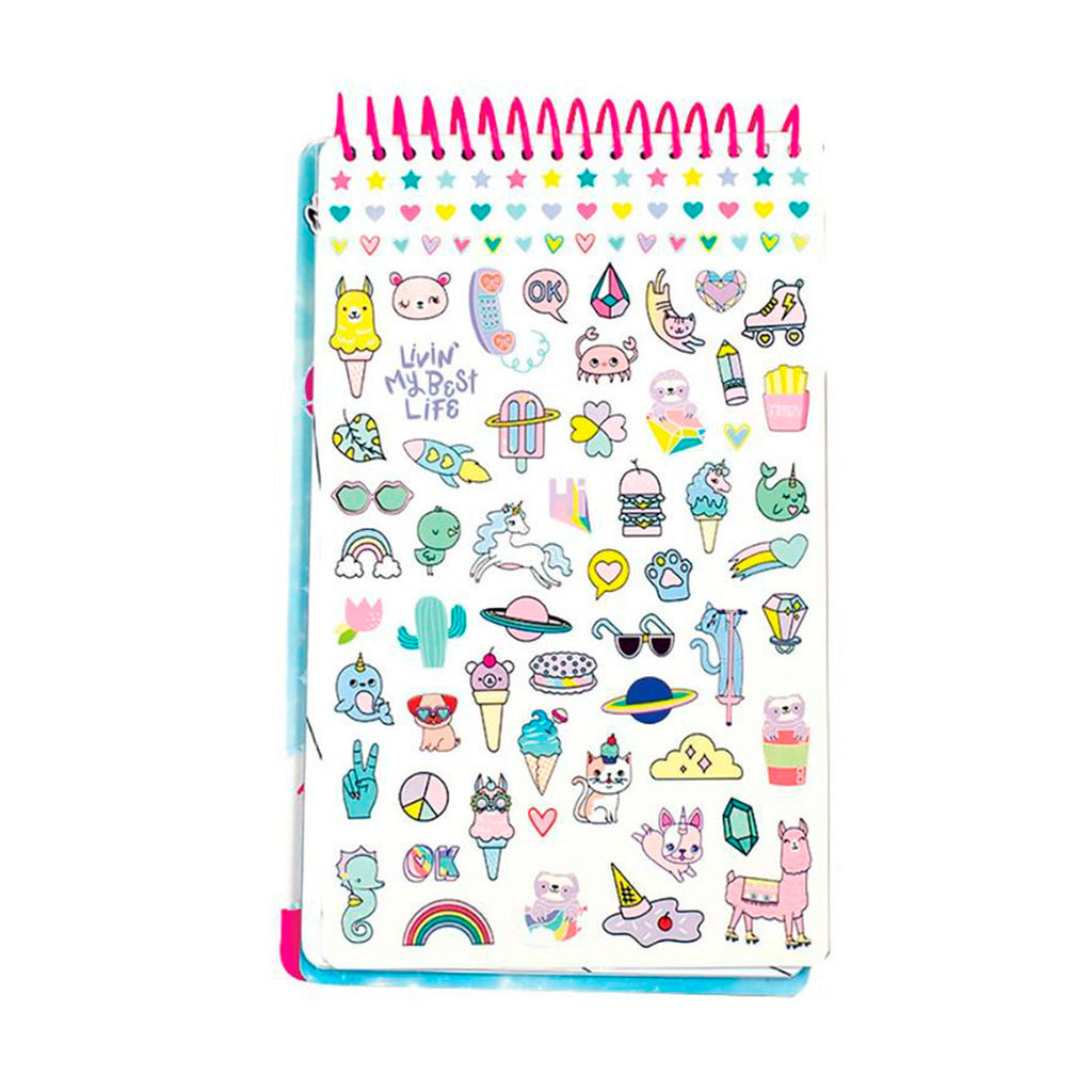 Libreta para Colorear Oso Perezoso Fashion Angels