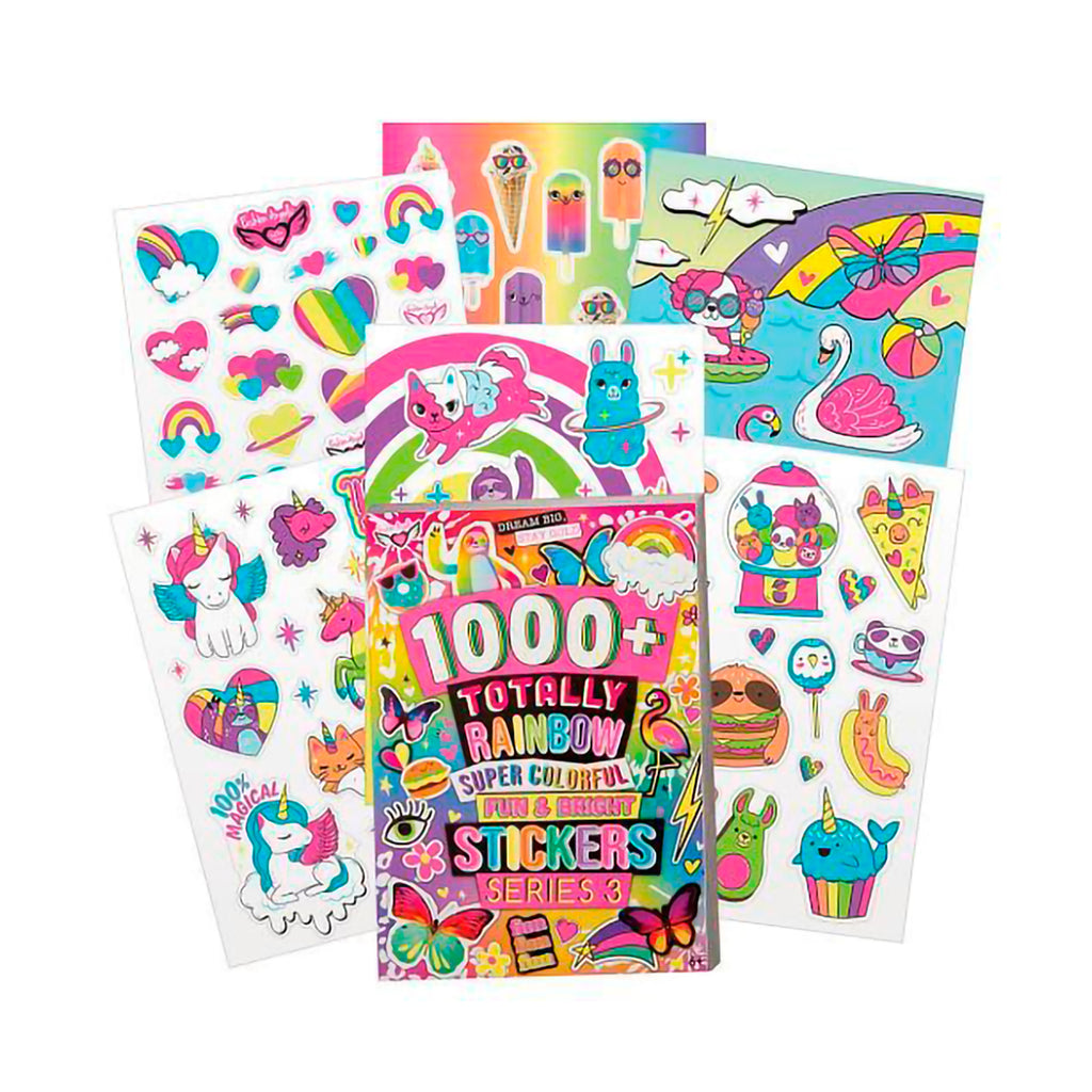 Libro con 1000 Stickers Arcoíris Fashion Angels
