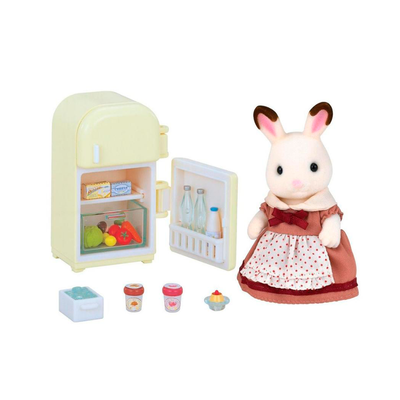 Mamá Coneja Chocolate Sylvanian Families con Refrigerador