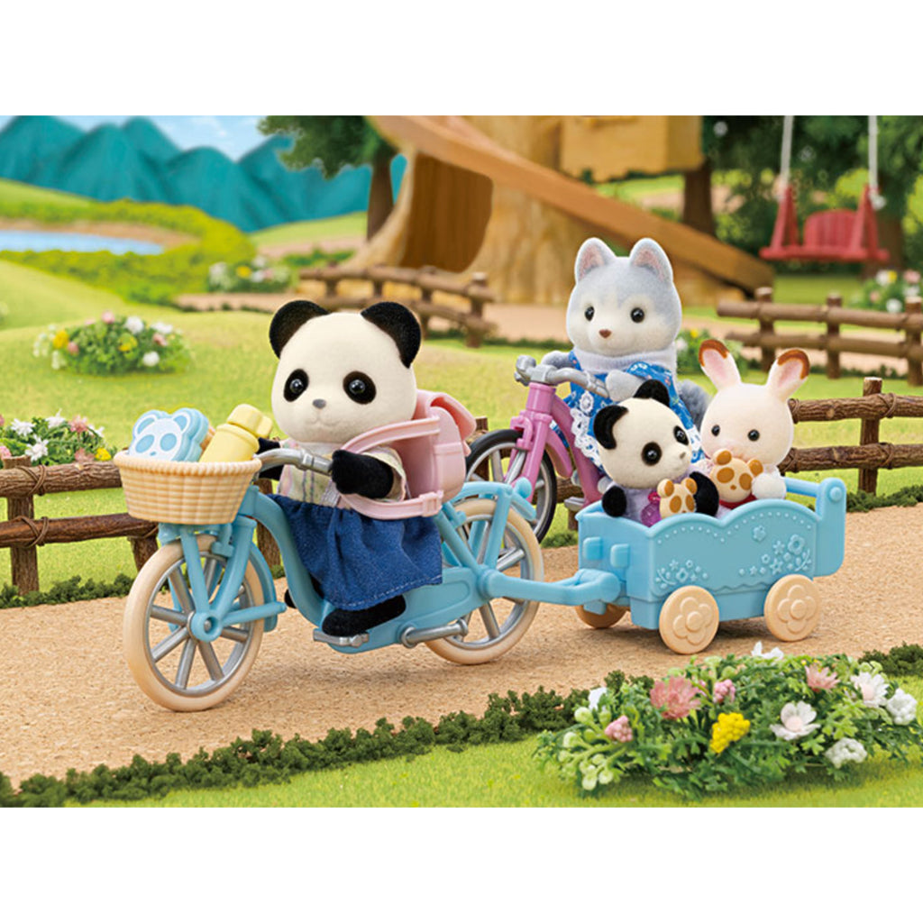 Panda Pookie Bicicleta y Patines Sylvanian Families