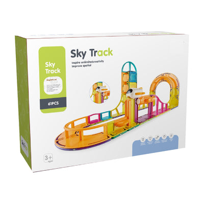 Pista de Tren Magnetic Tiles 61 Piezas