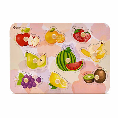 Puzzle Frutas de Madera Classic World