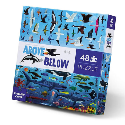 Puzzle Arriba y Abajo 48 piezas cielo y mar Crocodile Creek