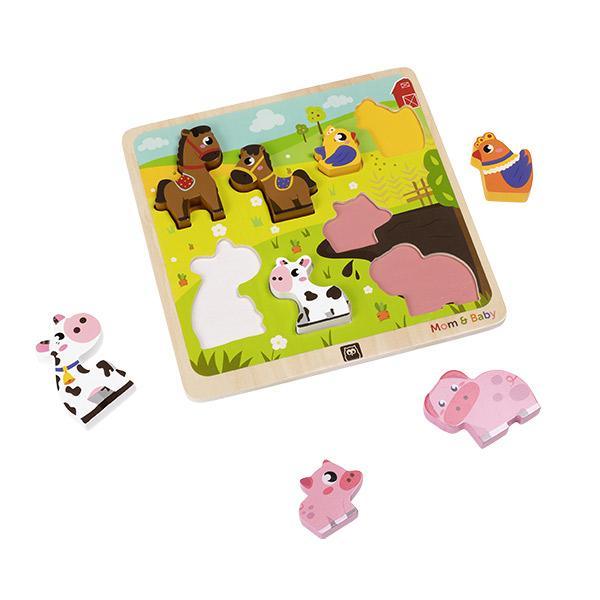 Puzzle Granja de Madera Eureka