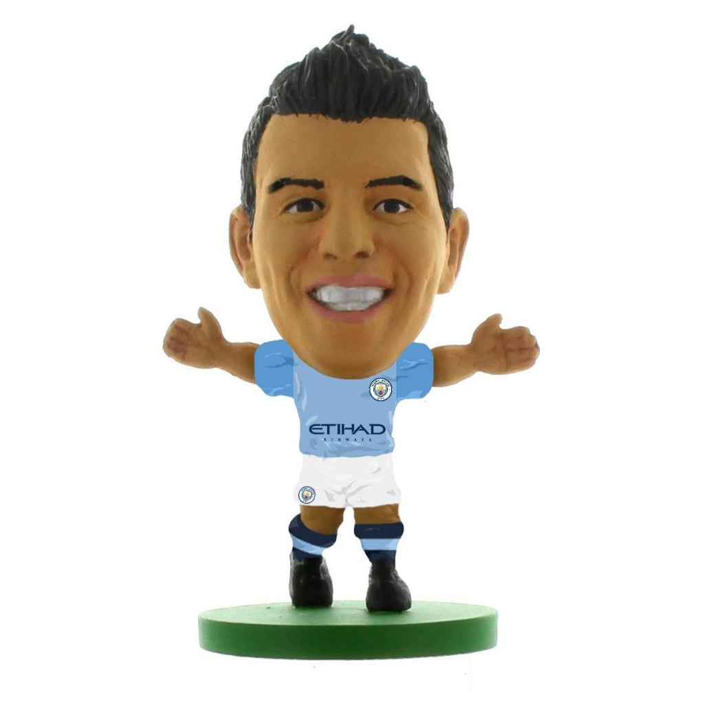 Figura futbolista coleccionable Sergio Aguero - Manchester City SoccerStarz