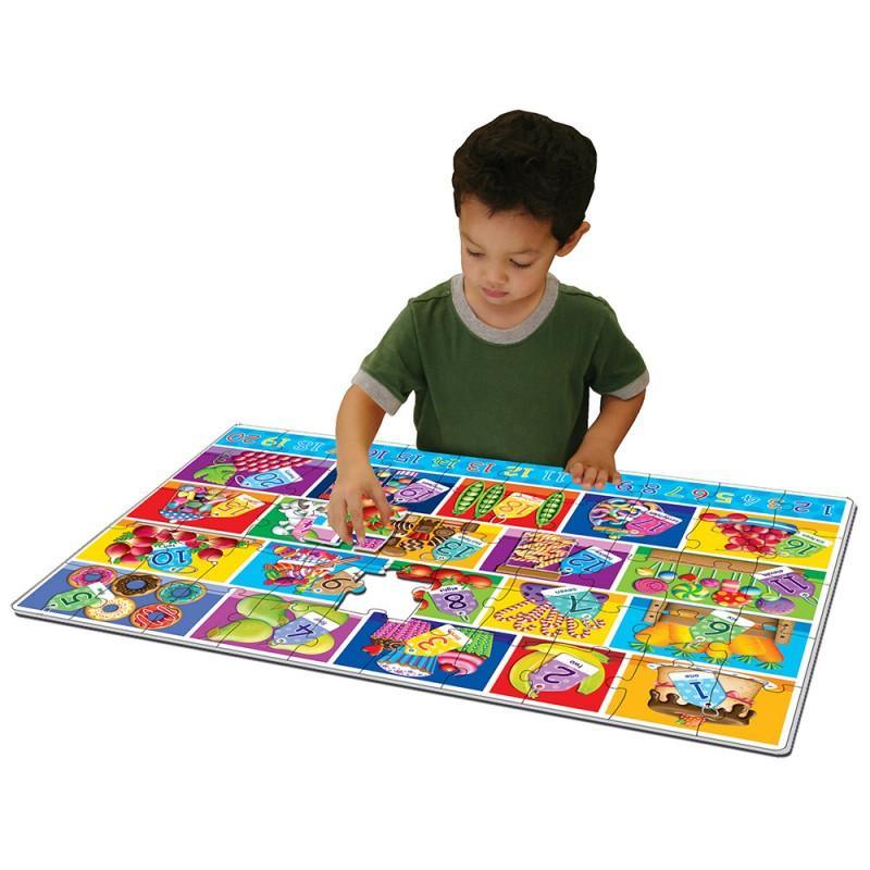Puzzle grande 50 piezas Números The Learning Journey