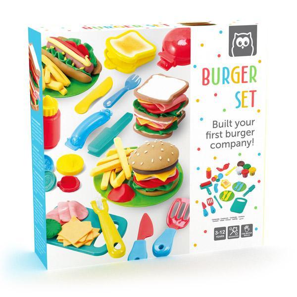 Set para hacer hamburguesas con masa Eurekakids