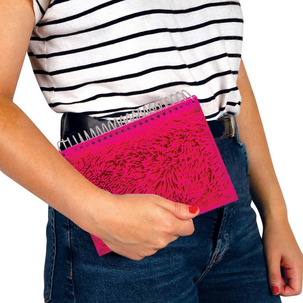 Cuaderno Peludo Rosado Fashion Angels 80 Hojas