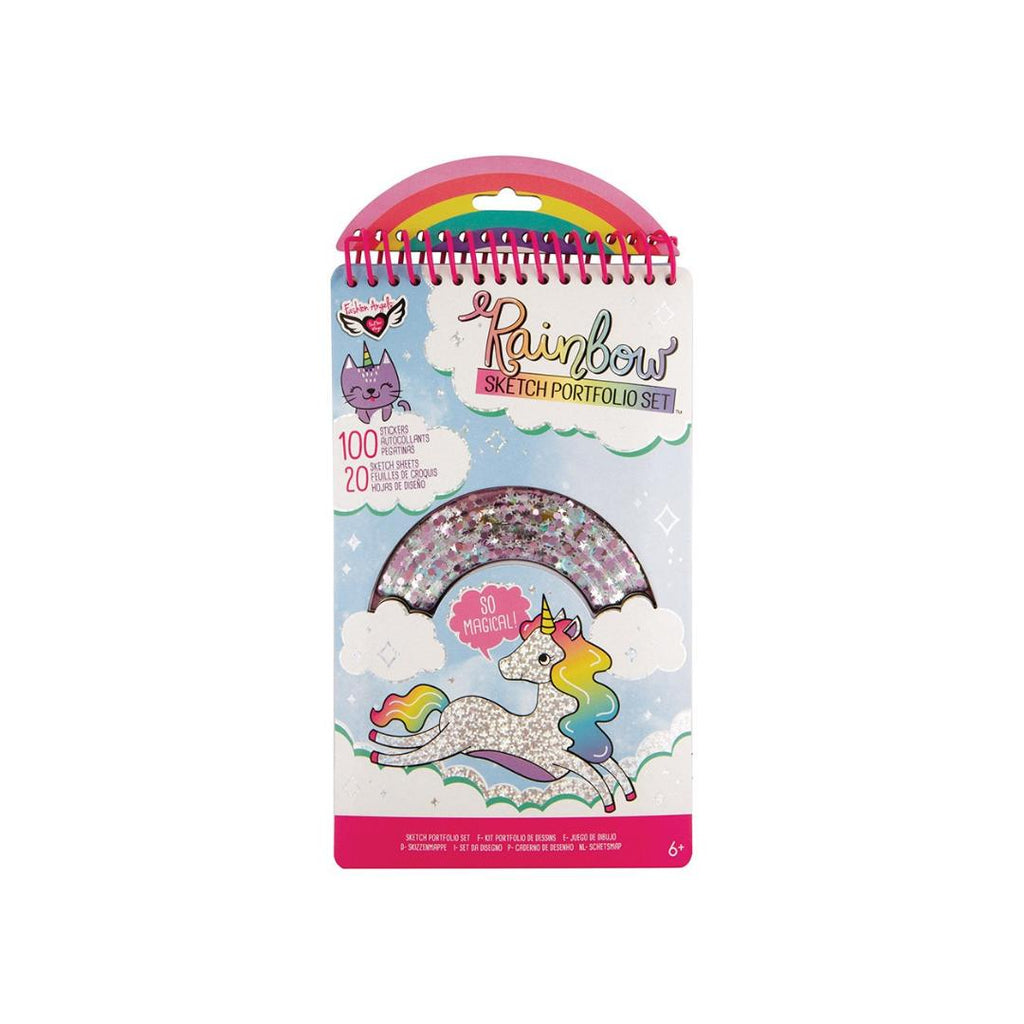 Libreta para Colorear Arcoiris Fashion Angels