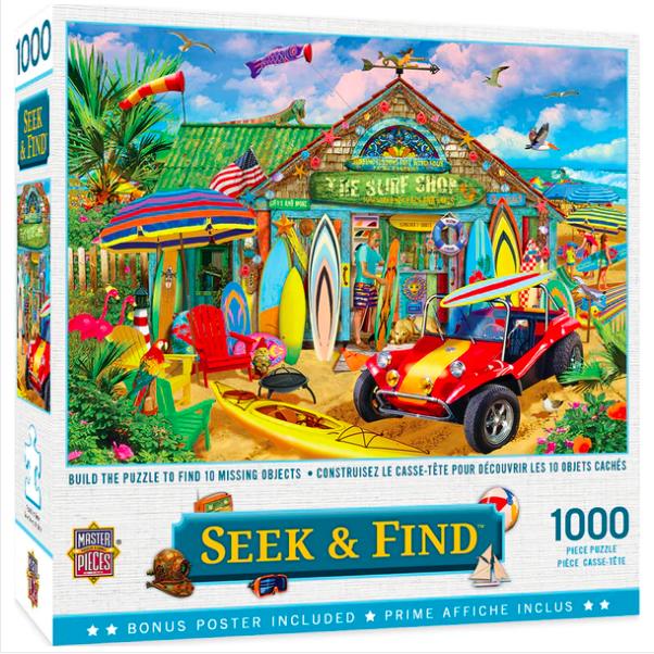 Puzzle Beach Time busca y encuentra 1000 piezas Masterpieces