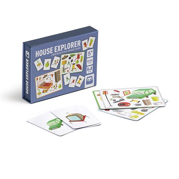 Juego de cartas House Explorer Eurekakids