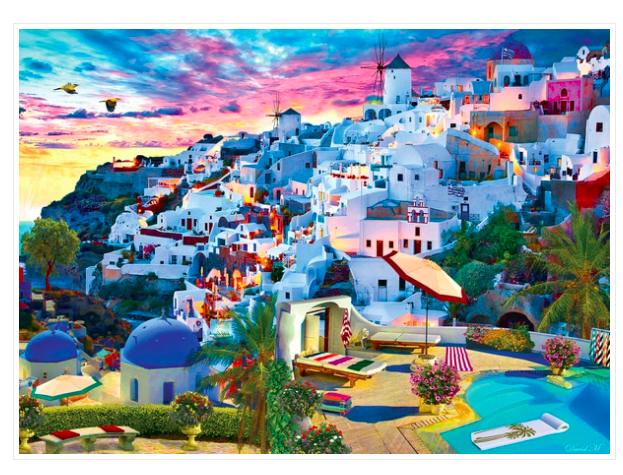 Puzzle Santorini 1000 piezas Masterpieces