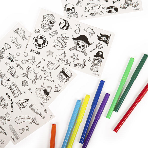 Crea tus Tatuajes Eureka Set 103 Diseños